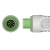 Kabel kompletny EKG do Biolight, 5 odprowadzeń, klamra, wtyk 12 pin